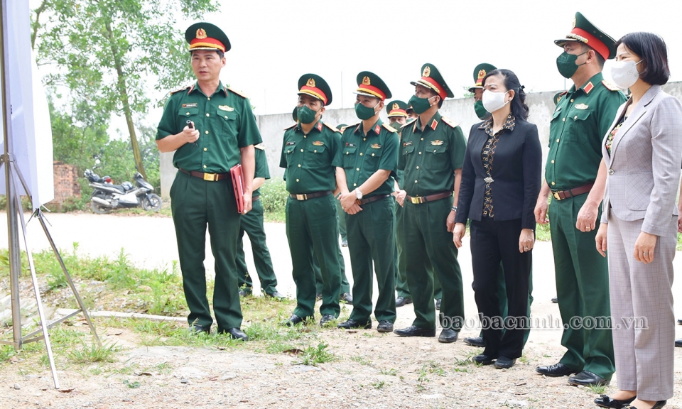 Giao nhiệm vụ diễn tập khu vực phòng thủ tỉnh Bắc Ninh năm 2022