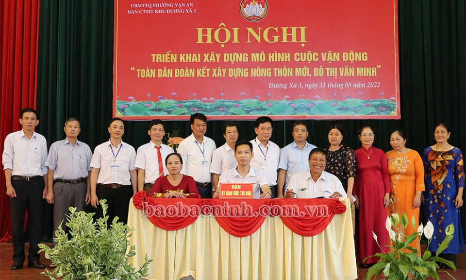 Triển khai mô hình “Toàn dân đoàn kết xây dựng đô thị văn minh” tại thành phố Bắc Ninh