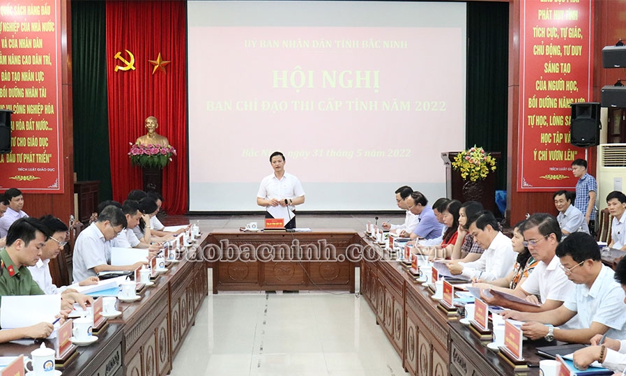 Triển khai công tác tổ chức các kỳ thi năm học 2022