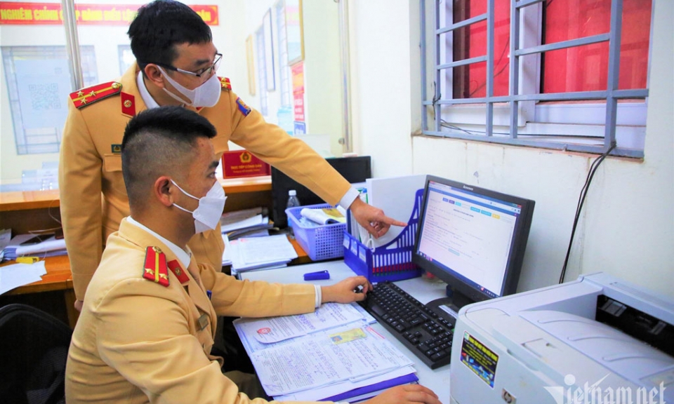 Bắt đầu nộp phạt nguội vi phạm giao thông tại nơi cư trú
