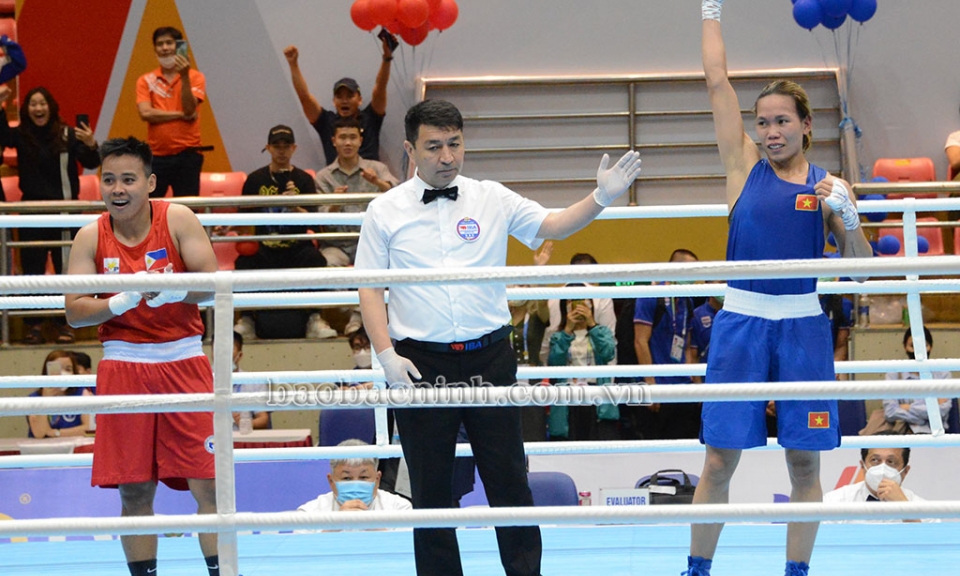 Việt Nam có 5 võ sỹ vào chung kết môn Boxing SEA Games 31