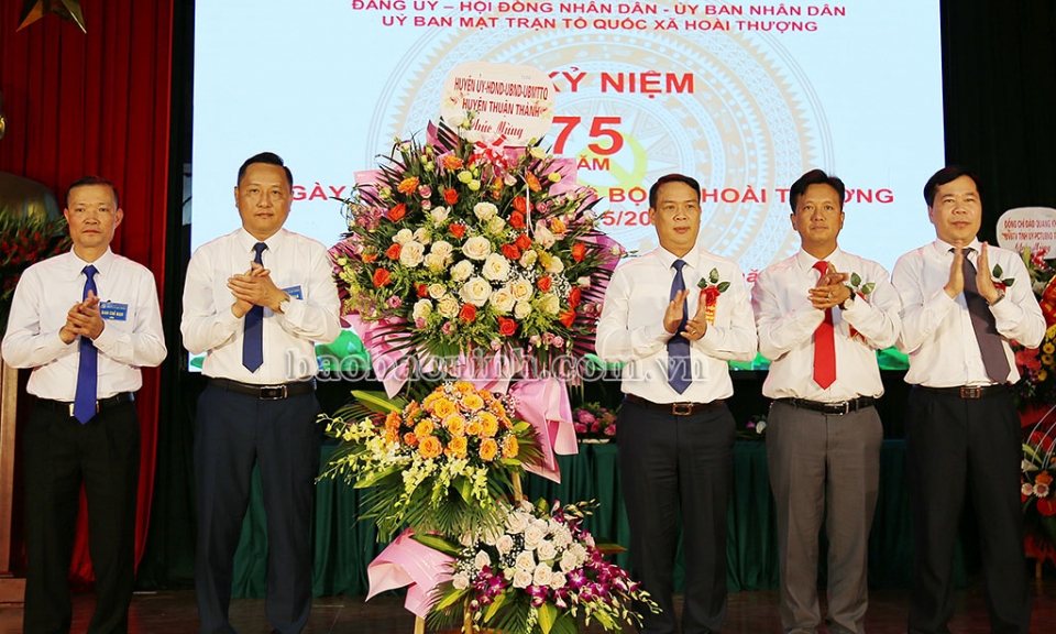 Kỷ niệm 75 năm thành lập Đảng bộ xã Hoài Thượng