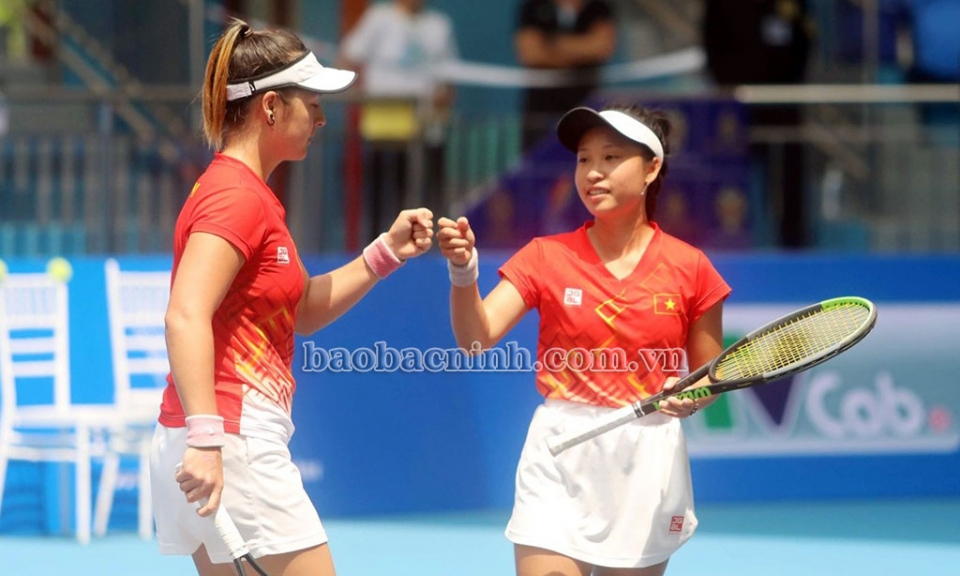 Đội tuyển Việt Nam giành quyền vào bán kết nội dung đơn nữ môn Quần vợt SEA Games 31