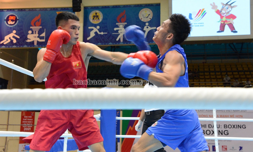 Khởi tranh các nội dung thi đấu của môn Boxing SEA Games 31 tại Bắc Ninh