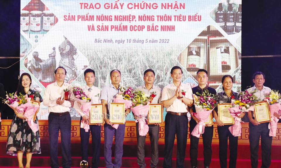 Khai mạc Hội chợ triển lãm thương mại và sản phẩm OCOP - Bắc Ninh 2022