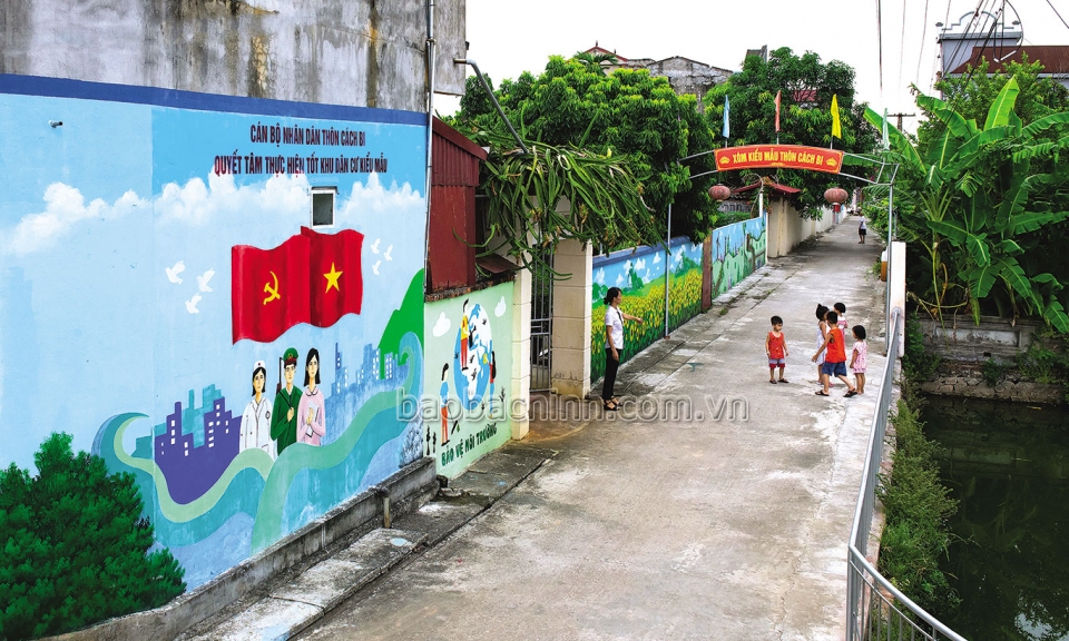 Xây dựng nông thôn sáng, xanh, sạch, đẹp