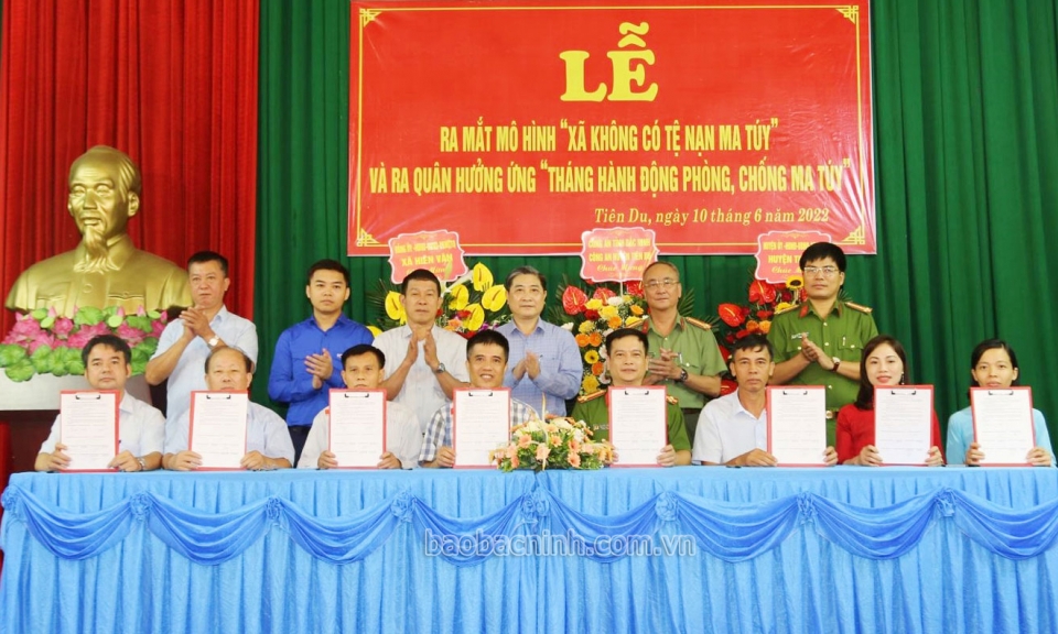 Xã Hiên Vân ra mắt mô hình “Xã không có tệ nạn ma túy”