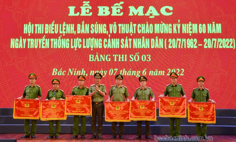 Đội tuyển Công an  tỉnh Bắc Ninh xuất sắc  giành giải Nhất toàn đoàn