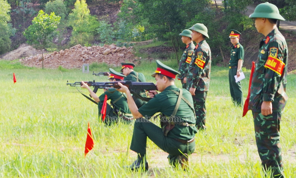Triển khai công tác quân sự - quốc phòng địa phương