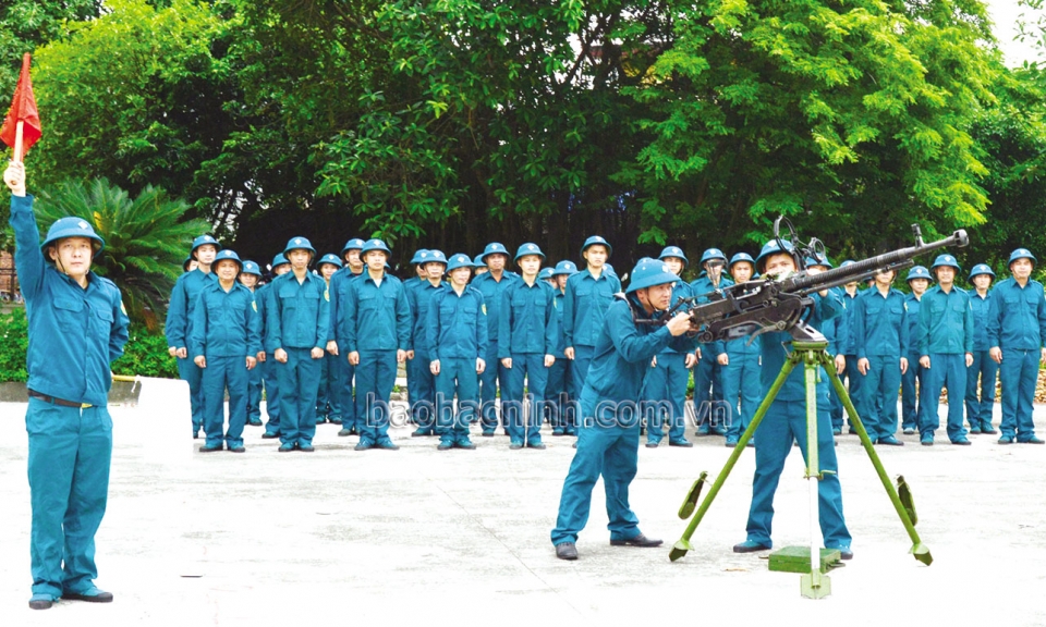 Hoàn thành toàn diện công tác quốc phòng-quân sự địa phương