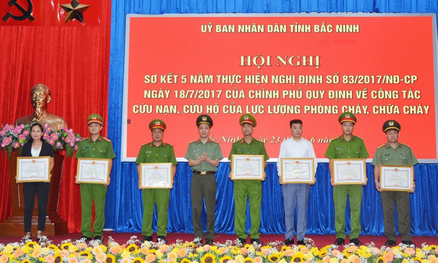 Sơ kết 5 năm công tác cứu nạn, cứu hộ của lực lượng phòng cháy, chữa cháy