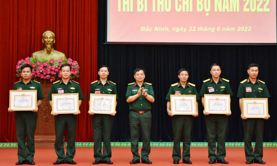 Thi Bí thư chi bộ thuộc Đảng bộ Quân sự tỉnh