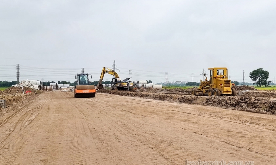Khó khăn làm chậm tiến độ thi công  hạ tầng giao thông