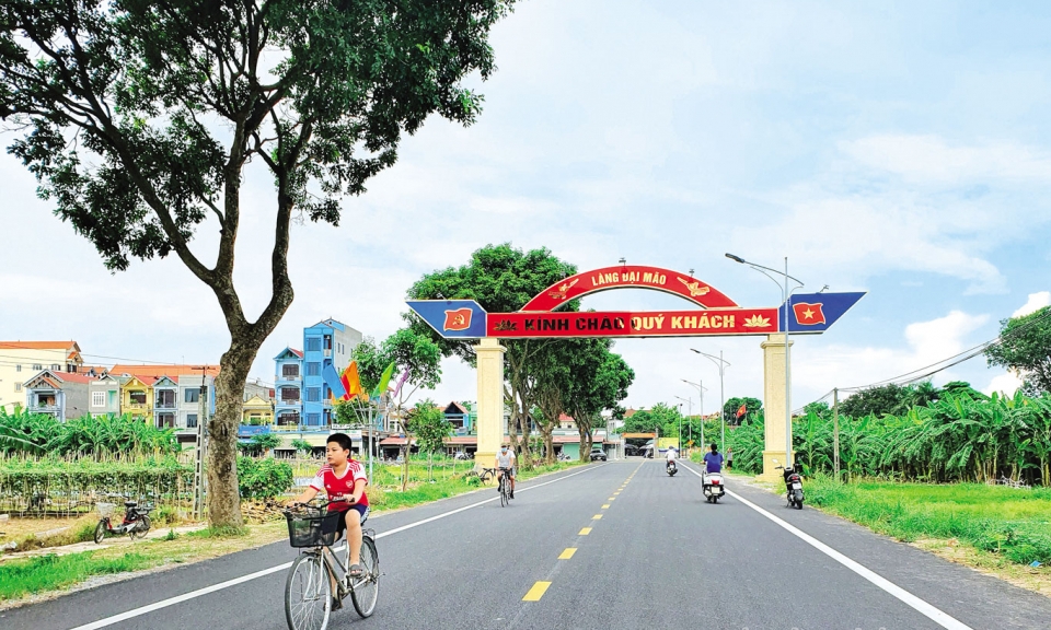 Đảng bộ Hoài Thượng quan tâm xây dựng hệ thống chính trị vững mạnh
