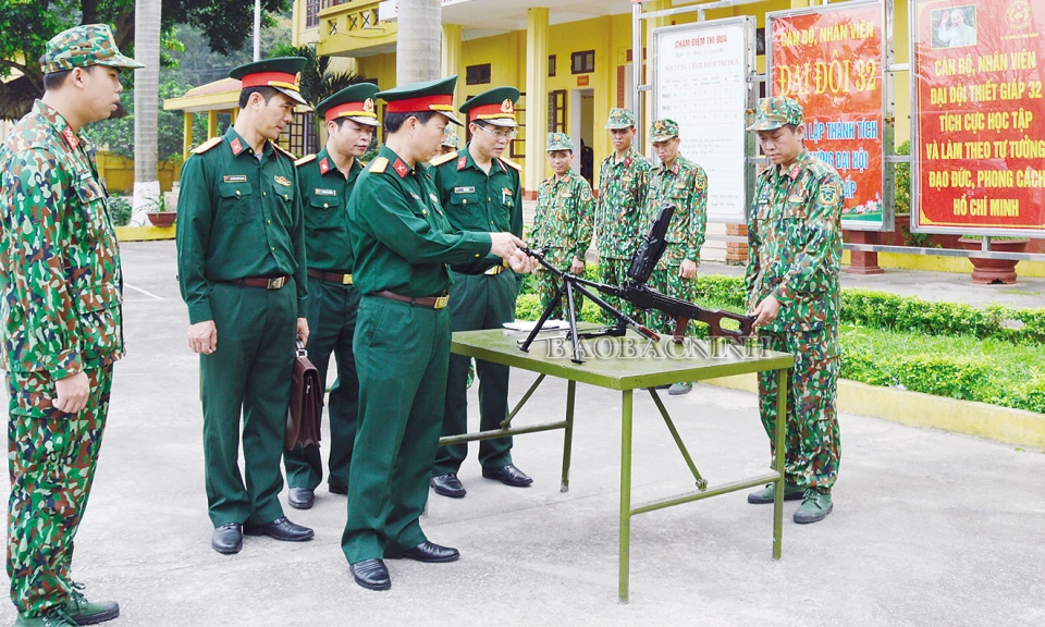 Huấn luyện giỏi, sẵn sàng chiến đấu