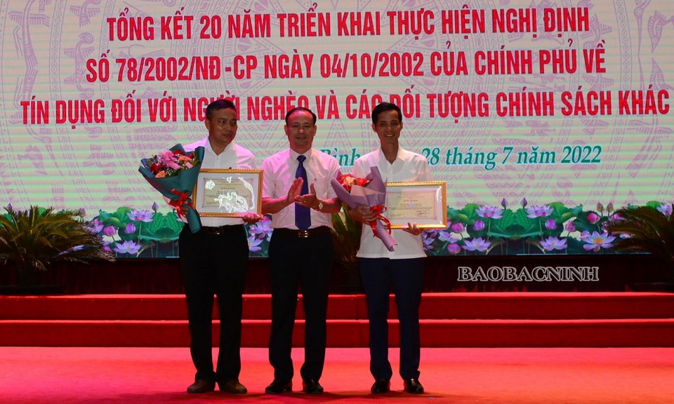 Gia Bình tổng kết 20 năm triển khai tín dụng đối với hộ nghèo và các đối tượng chính sách
