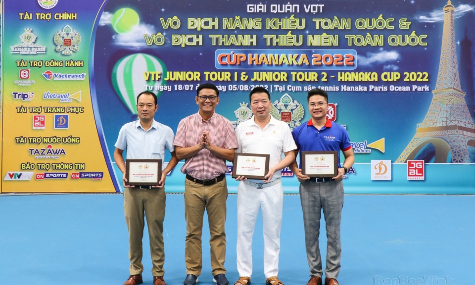 Khởi tranh giải quần vợt VTF Junior Tour năm 2022