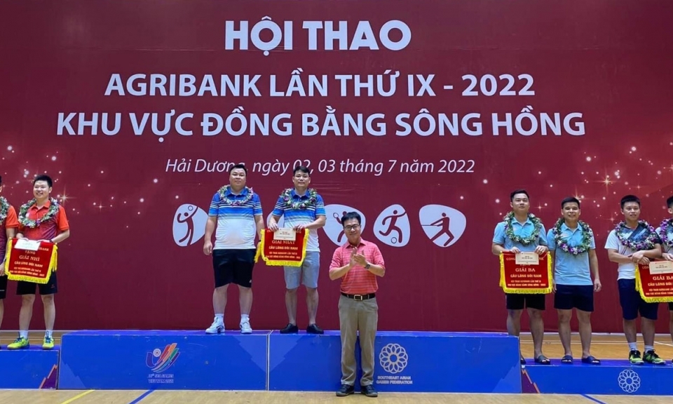 Agribank Chi nhánh tỉnh Bắc Ninh đạt 2 giải nhất tại Hội thao khu vực đồng bằng sông Hồng