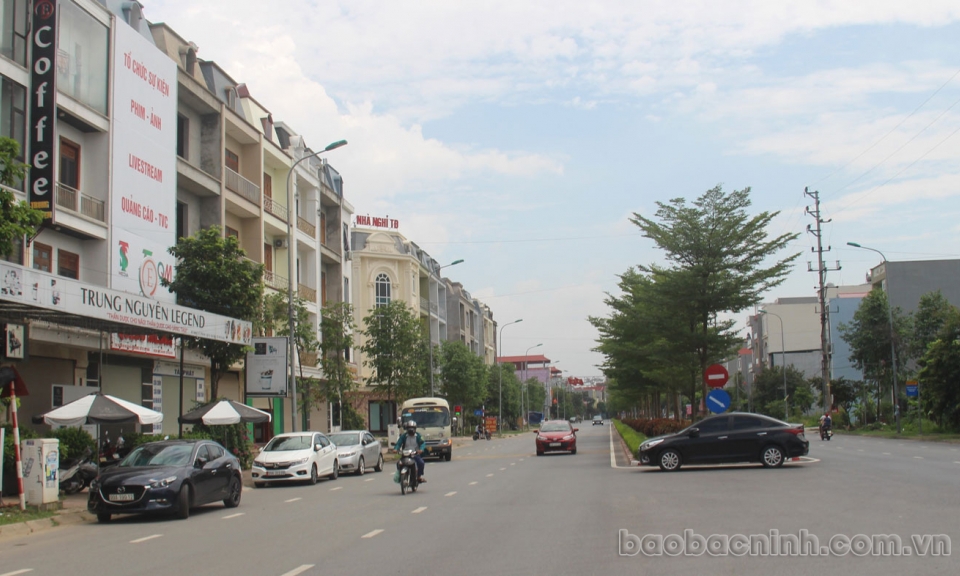 Khu vực dự kiến thành lập thị xã Quế Võ đạt đô thị loại IV