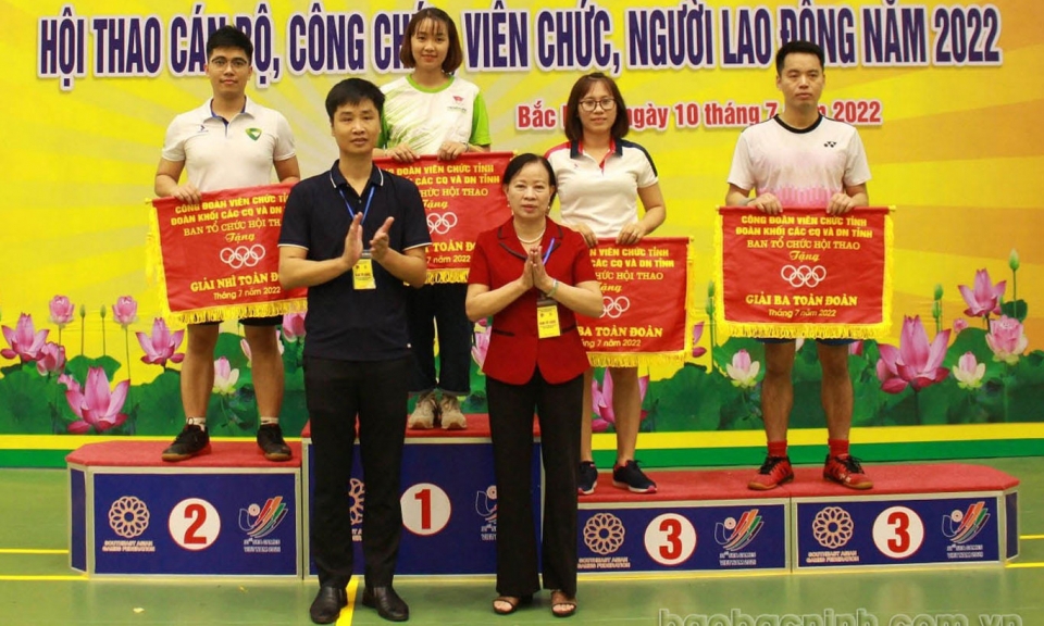 Hơn 1.000 vận động viên tham gia Hội thao cán bộ, công chức, viên chức, người lao động tỉnh năm 2022