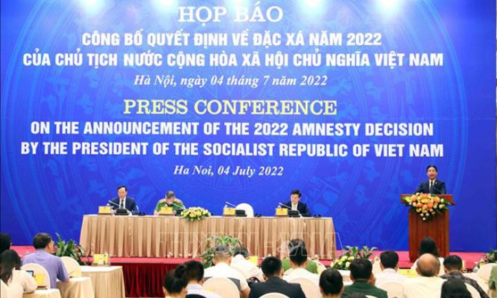 Công bố quyết định đặc xá năm 2022 của Chủ tịch nước