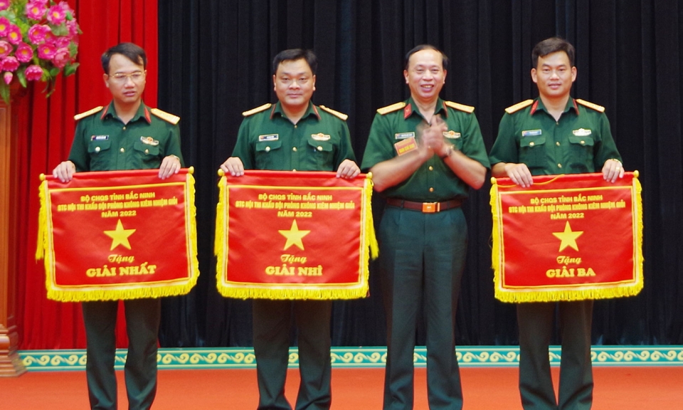 Tiên Du giành giải Nhất Hội thi Khẩu đội Phòng không kiêm nhiệm giỏi