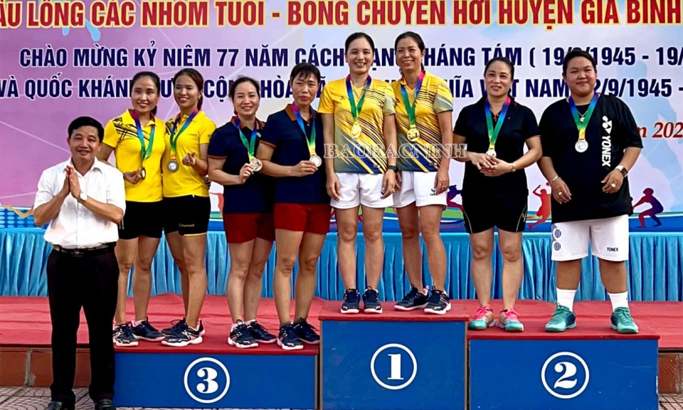 Giải Vô địch cầu lông các nhóm tuổi và Giải vô địch Bóng chuyền hơi năm 2022