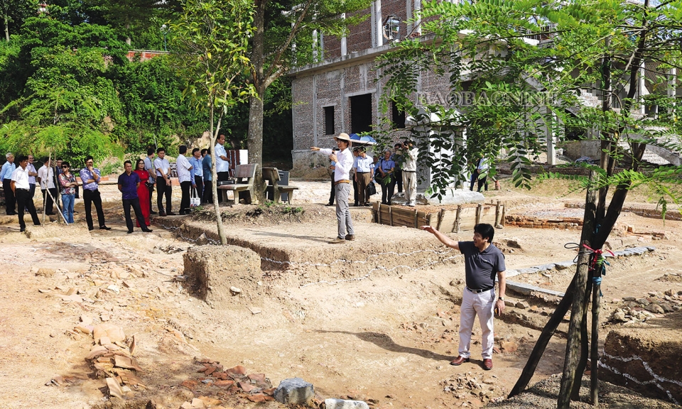 Xuất lộ nền xưa, dấu cũ chùa Tĩnh Lự thời Lý