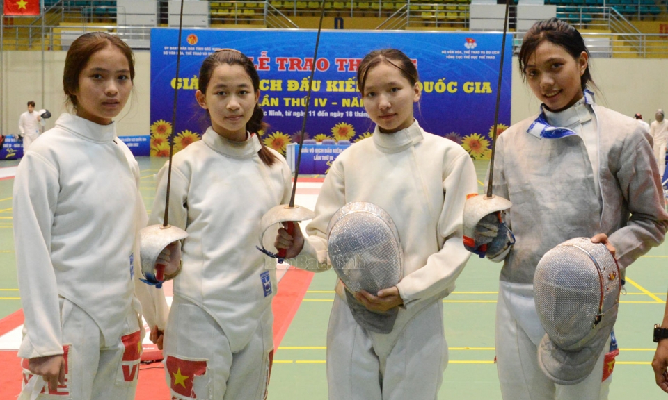 Bắc Ninh giành 3 huy chương tại giải Vô địch Đấu kiếm U23 Quốc gia lần thứ IV