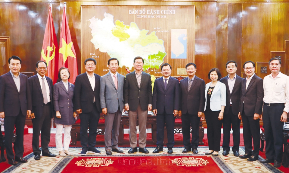 Lãnh đạo tỉnh tiếp Đoàn Nghị sỹ Hàn Quốc