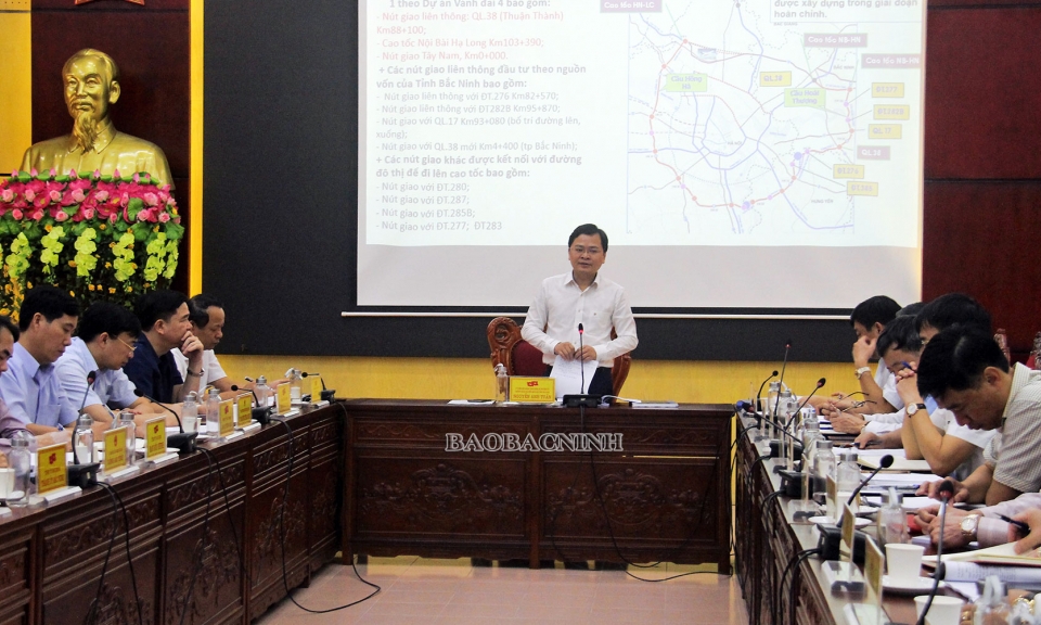 Họp Ban chỉ đạo thực hiện dự án đầu tư xây dựng đường vành đai 4 Vùng thủ đô Hà Nội