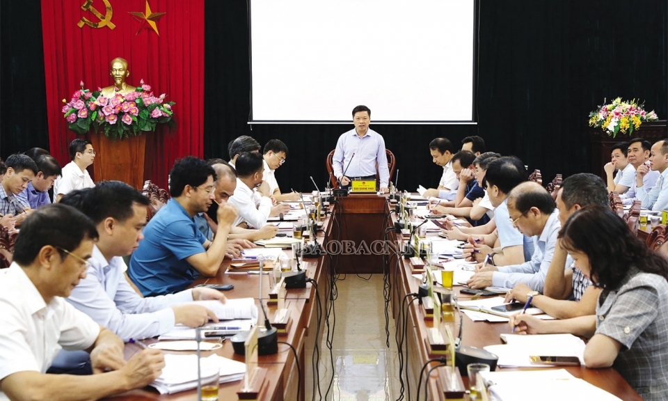 Lãnh đạo tỉnh kiểm tra, đôn đốc tiến độ giải ngân vốn đầu tư công tại huyện Tiên Du