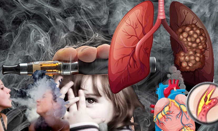 Những tác hại đối với sức khỏe  khi sử dụng thuốc lá điện tử
