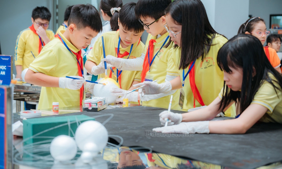 Ngày hội STEM - Công nghệ tại trường Tiểu học, THCS, THPT FPT Bắc Ninh