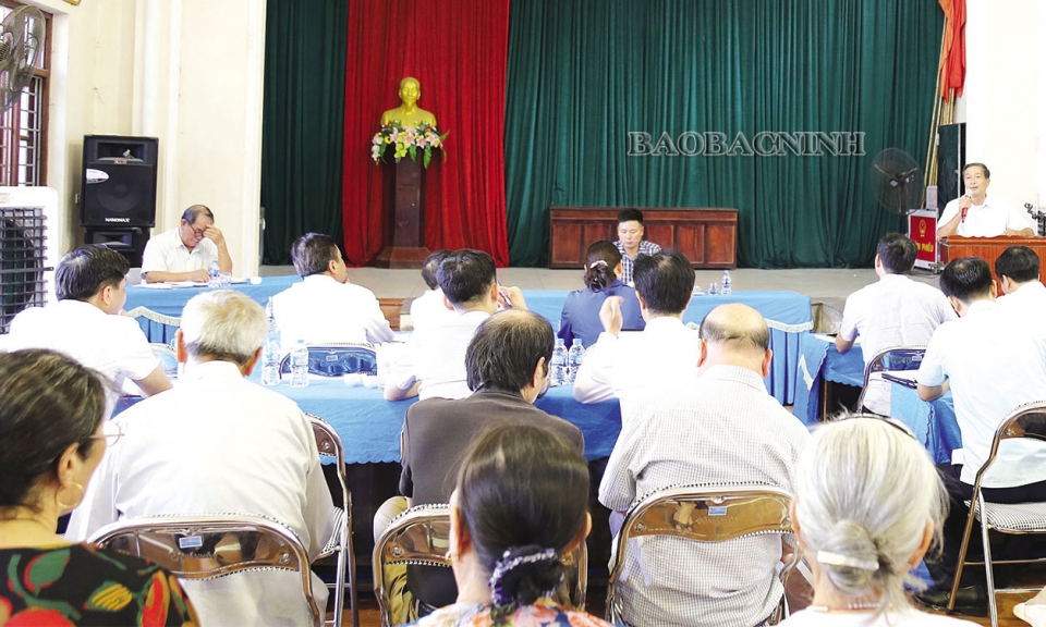 Thuận Thành nâng cao chất lượng sinh hoạt chi bộ