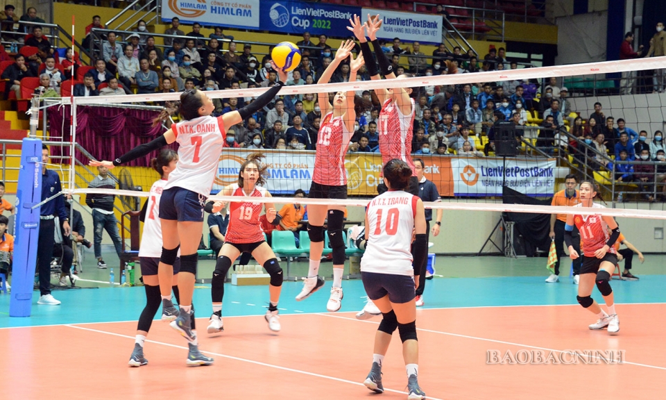 Kinh Bắc- Bắc Ninh vào chung kết giải Bóng chuyền nữ Cúp LienVietPostBank 2022