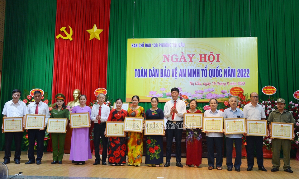 Điển hình trong phong trào  toàn dân bảo vệ an ninh Tổ quốc