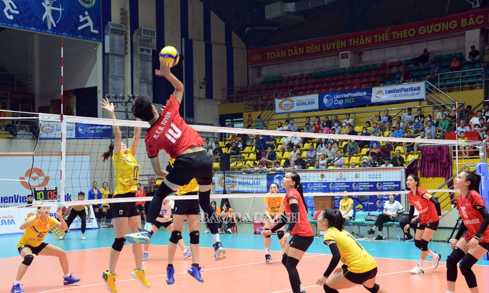 Giải Bóng chuyền nữ Cúp LienVietPostBank 2022: Hấp dẫn, kịch tính ngay từ vòng bảng