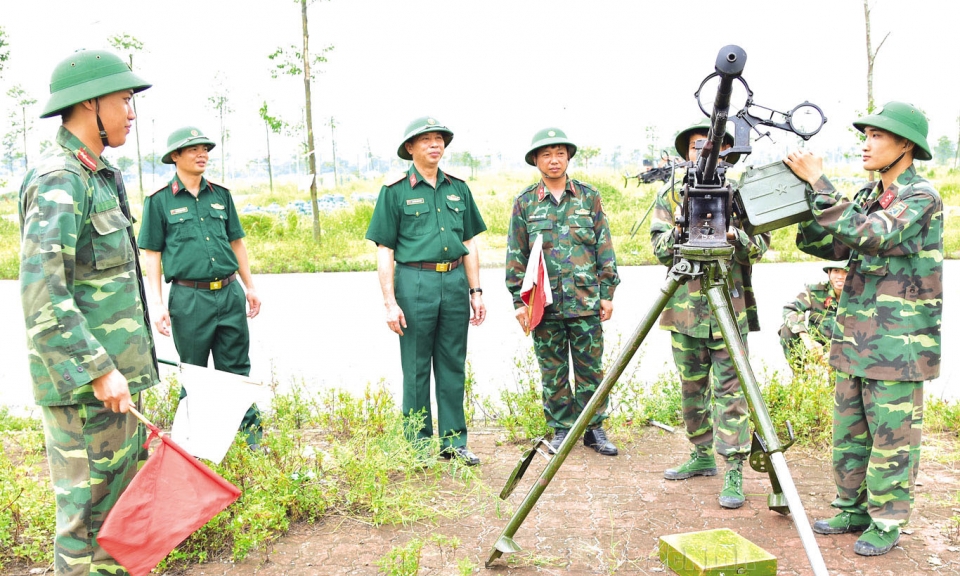 Thành phố Từ Sơn sẵn sàng  diễn tập khu vực phòng thủ
