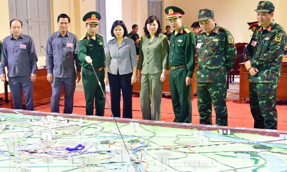 Tổng duyệt diễn tập khu vực phòng thủ thành phố Từ Sơn năm 2022