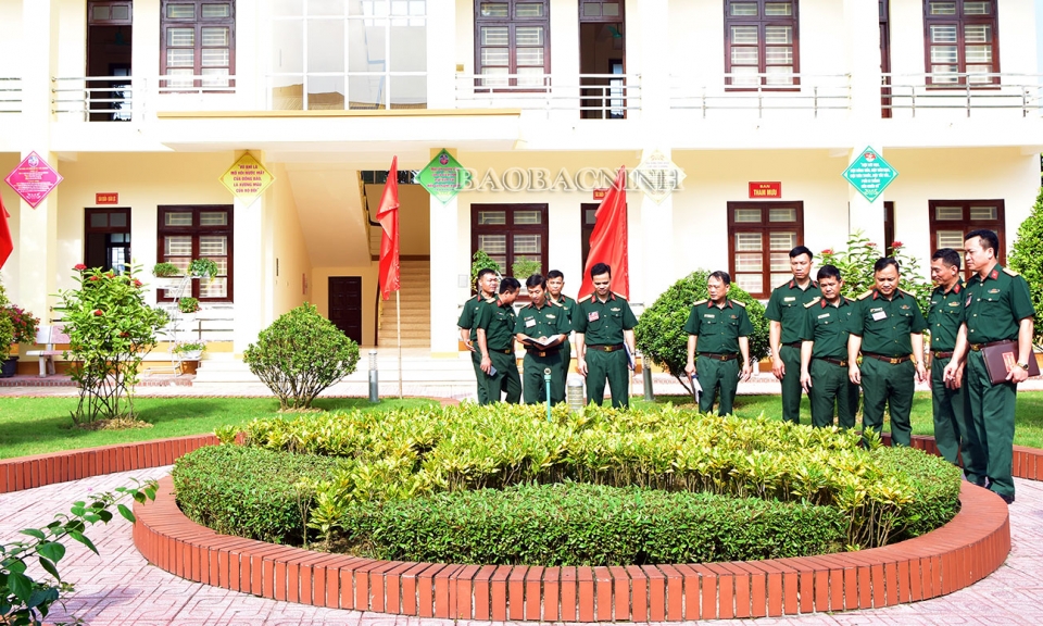 Ban CHQS huyện Yên Phong hoàn thành xuất sắc phúc tra kết quả Hội thi “Doanh trại chính quy, sáng, xanh, sạch, đẹp”