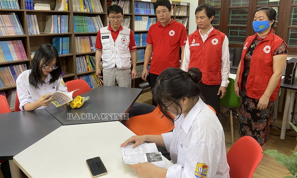 Nhiều trường học Bắc Ninh được thụ hưởng dự án của Hội Chữ thập đỏ Hàn Quốc