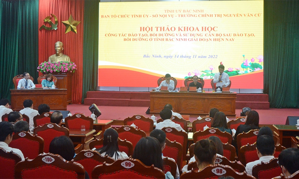 Hội thảo công tác đào tào, bồi dưỡng và sử dụng cán bộ sau đào tạo, bồi dưỡng trên địa bàn tỉnh