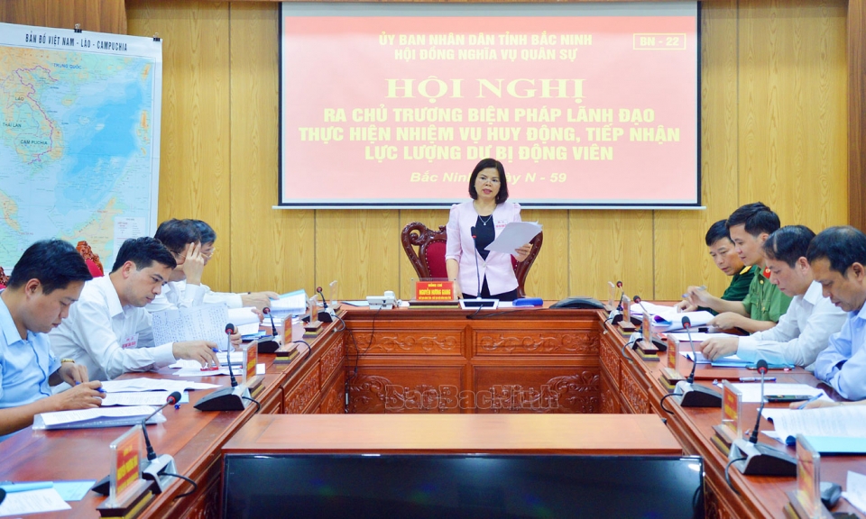 Huy động, tiếp nhận lực lượng dự bị động viên trong diễn tập khu vực phòng thủ tỉnh năm 2022