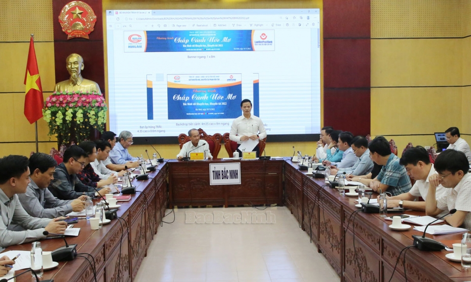 Họp triển khai chương trình  “Bắc Ninh với khuyến học, khuyến tài năm 2022”