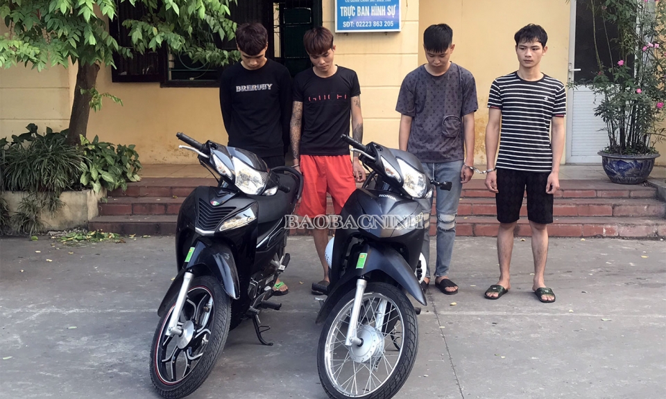 Khởi tố vụ án, tạm giữ hình sự 4 đối tượng trộm cắp tài sản và tiêu thụ tài sản do người khác phạm tội mà có