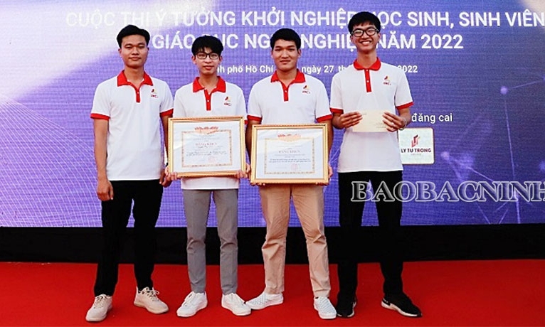 Sinh viên Trường Cao đẳng Công nghiệp Bắc Ninh đạt giải Khuyến khích cuộc thi “Ý tưởng khởi nghiệp học sinh sinh viên” toàn quốc