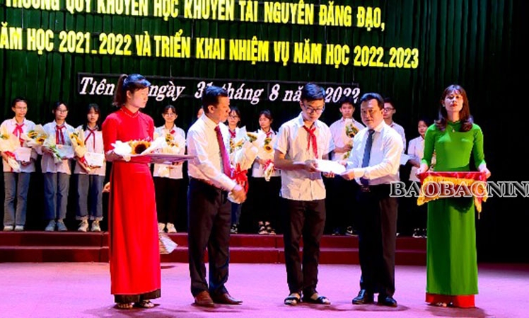 Quỹ khuyến học huyện Tiên Du đạt hơn 14,6 tỷ đồng