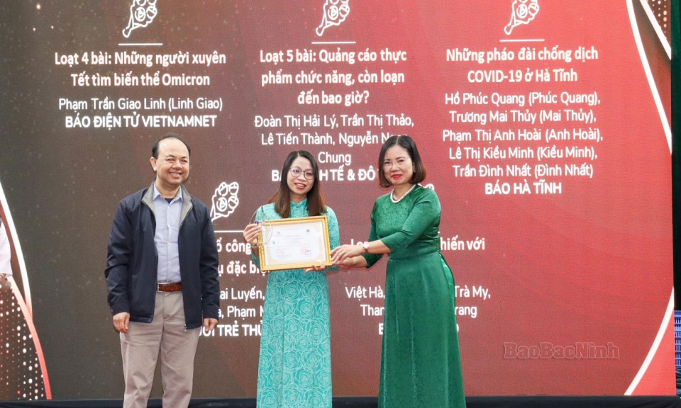 Báo Bắc Ninh đoạt giải Báo chí toàn quốc “Vì sức khoẻ nhân dân” năm 2022