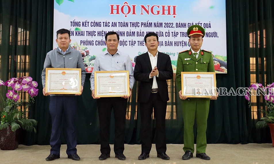 Quế Võ thực hiện hiệu quả mô hình “Bảo đảm ATTP bữa cỗ tập trung đông người, phòng, chống ngộ độc thực phẩm”